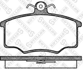 Stellox 057 020-SX - Kit pastiglie freno, Freno a disco autozon.pro