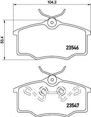 Stellox 000 583B-SX - Kit pastiglie freno, Freno a disco autozon.pro