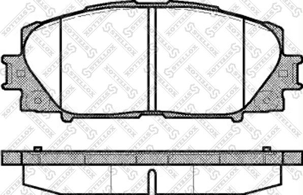 Stellox 002 009-SX - Kit pastiglie freno, Freno a disco autozon.pro