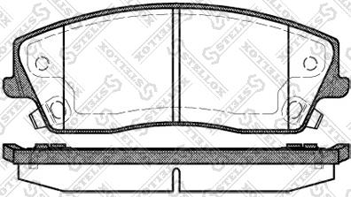 Valeo 671175 - Kit pastiglie freno, Freno a disco autozon.pro