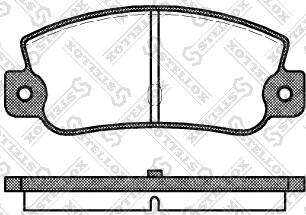 Valeo 168984 - Kit pastiglie freno, Freno a disco autozon.pro