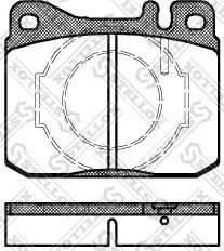 Stellox 021 040-SX - Kit pastiglie freno, Freno a disco autozon.pro