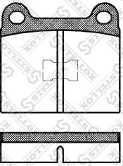 Stellox 028 000-SX - Kit pastiglie freno, Freno a disco autozon.pro