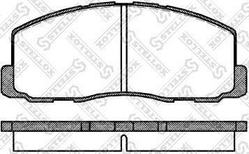 Stellox 199 000-SX - Kit pastiglie freno, Freno a disco autozon.pro