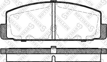 Stellox 190 030BL-SX - Kit pastiglie freno, Freno a disco autozon.pro