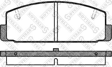 Stellox 190 020-SX - Kit pastiglie freno, Freno a disco autozon.pro