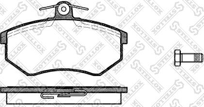 Stellox 145 010-SX - Kit pastiglie freno, Freno a disco autozon.pro