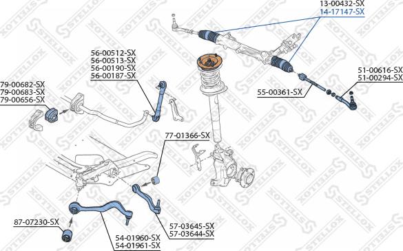 Stellox 14-17147-SX - Soffietto, Sterzo autozon.pro