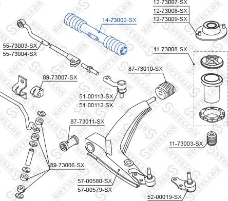 Stellox 14-73002-SX - Soffietto, Sterzo autozon.pro