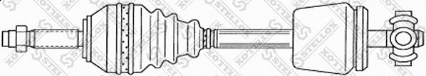 Stellox 158 1766-SX - Albero motore / Semiasse autozon.pro