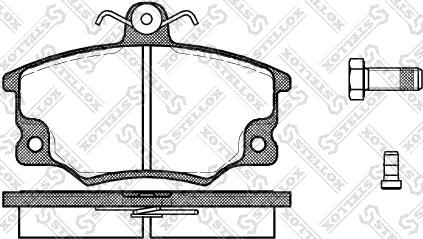 Stellox 157 004-SX - Kit pastiglie freno, Freno a disco autozon.pro