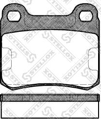 Stellox 168 010-SX - Kit pastiglie freno, Freno a disco autozon.pro