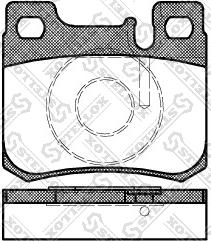 Stellox 168 020B-SX - Kit pastiglie freno, Freno a disco autozon.pro