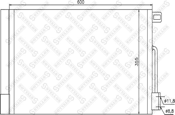 Stellox 10-45416-SX - Condensatore, Climatizzatore autozon.pro