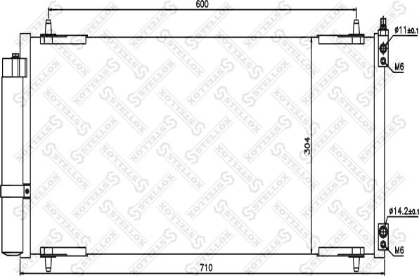 Stellox 10-45412-SX - Condensatore, Climatizzatore autozon.pro