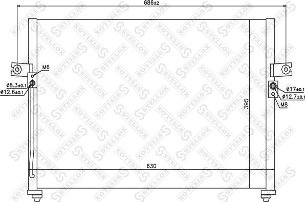 Stellox 10-45437-SX - Condensatore, Climatizzatore autozon.pro