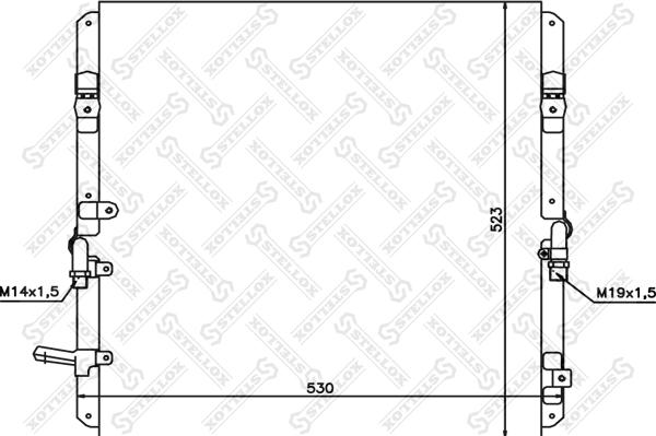 Stellox 10-45536-SX - Condensatore, Climatizzatore autozon.pro