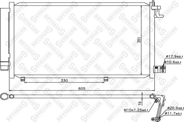 Stellox 10-45697-SX - Condensatore, Climatizzatore autozon.pro