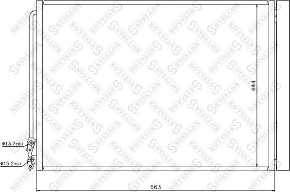 Stellox 10-45647-SX - Condensatore, Climatizzatore autozon.pro