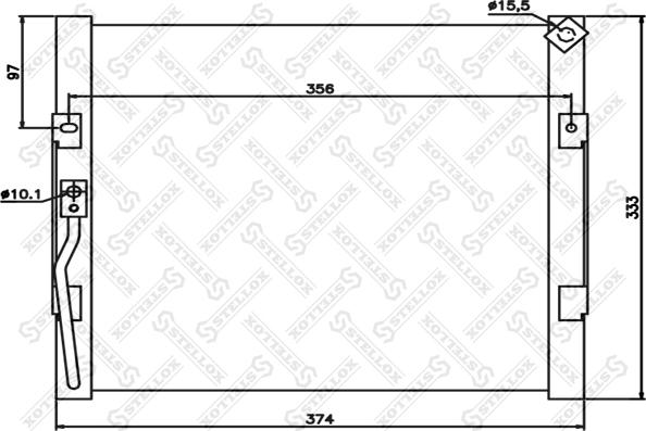 Stellox 10-45654-SX - Condensatore, Climatizzatore autozon.pro