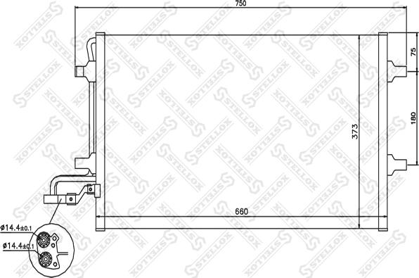 Stellox 10-45639-SX - Condensatore, Climatizzatore autozon.pro