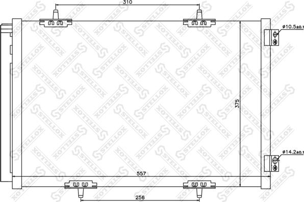 Stellox 10-45632-SX - Condensatore, Climatizzatore autozon.pro