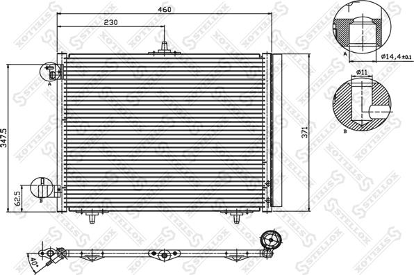 Stellox 10-45040-SX - Condensatore, Climatizzatore autozon.pro