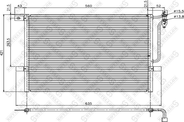 Stellox 10-45052-SX - Condensatore, Climatizzatore autozon.pro