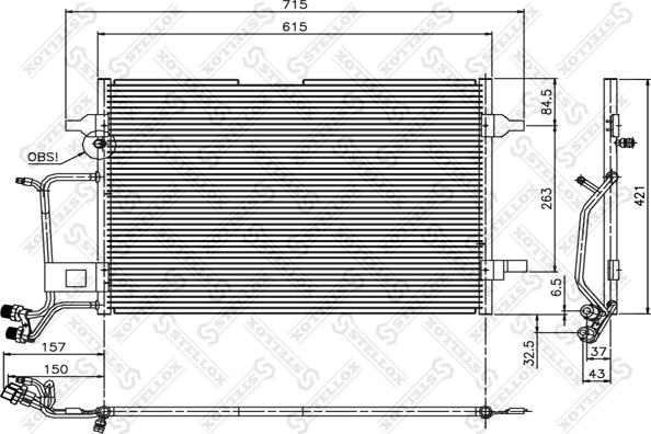 Stellox 10-45006-SX - Condensatore, Climatizzatore autozon.pro