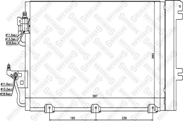 Stellox 10-45003-SX - Condensatore, Climatizzatore autozon.pro