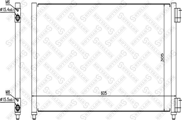 Stellox 10-45085-SX - Condensatore, Climatizzatore autozon.pro