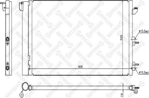 Stellox 10-45087-SX - Condensatore, Climatizzatore autozon.pro