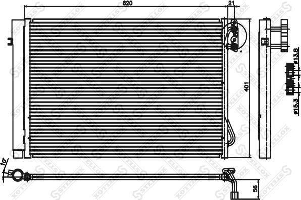 Stellox 10-45073-SX - Condensatore, Climatizzatore autozon.pro