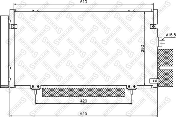 Stellox 10-45193-SX - Condensatore, Climatizzatore autozon.pro