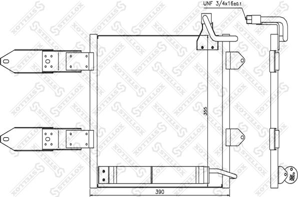 Stellox 10-45162-SX - Condensatore, Climatizzatore autozon.pro