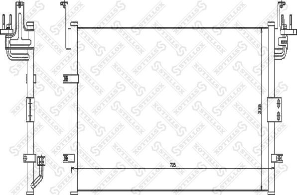 Stellox 10-45104-SX - Condensatore, Climatizzatore autozon.pro