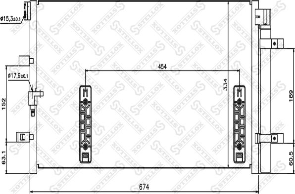 Stellox 10-45181-SX - Condensatore, Climatizzatore autozon.pro