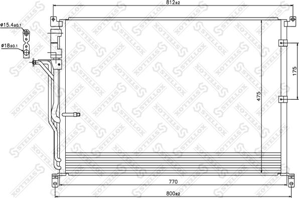 Stellox 10-45183-SX - Condensatore, Climatizzatore autozon.pro