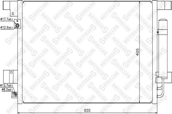 Stellox 10-45135-SX - Condensatore, Climatizzatore autozon.pro