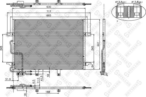 Stellox 10-45130-SX - Condensatore, Climatizzatore autozon.pro