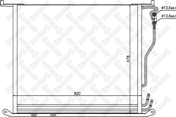 Stellox 10-45131-SX - Condensatore, Climatizzatore autozon.pro