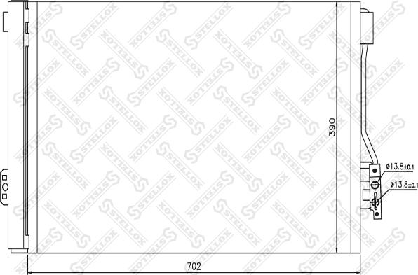 Stellox 10-45132-SX - Condensatore, Climatizzatore autozon.pro