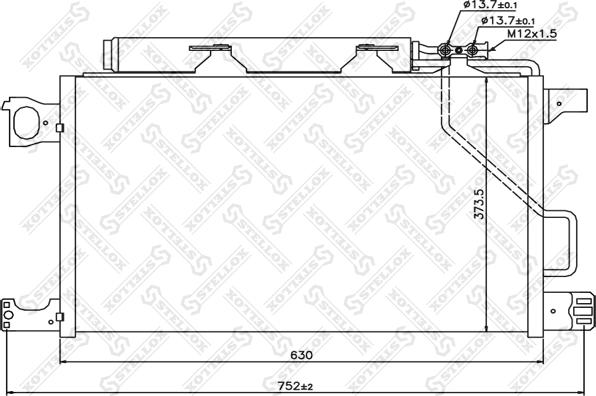 Stellox 10-45125-SX - Condensatore, Climatizzatore autozon.pro