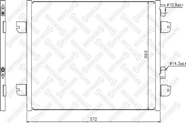 Stellox 10-45174-SX - Condensatore, Climatizzatore autozon.pro