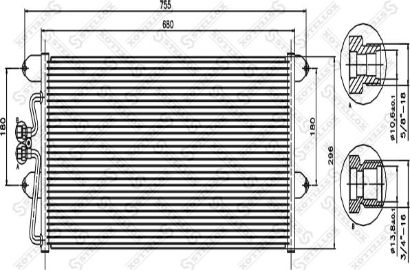 Stellox 10-45315-SX - Condensatore, Climatizzatore autozon.pro