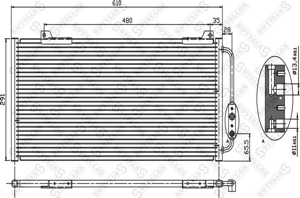 Stellox 10-45332-SX - Condensatore, Climatizzatore autozon.pro