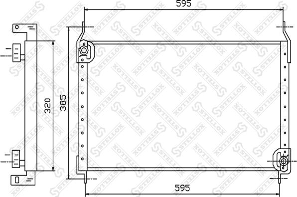 Stellox 10-45299-SX - Condensatore, Climatizzatore autozon.pro