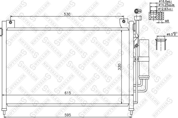 Stellox 10-45730-SX - Condensatore, Climatizzatore autozon.pro