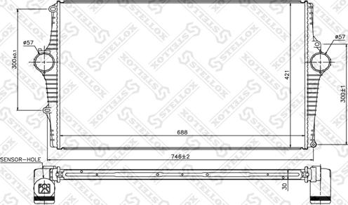 Stellox 10-40180-SX - Intercooler autozon.pro