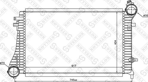 Stellox 10-40183-SX - Intercooler autozon.pro